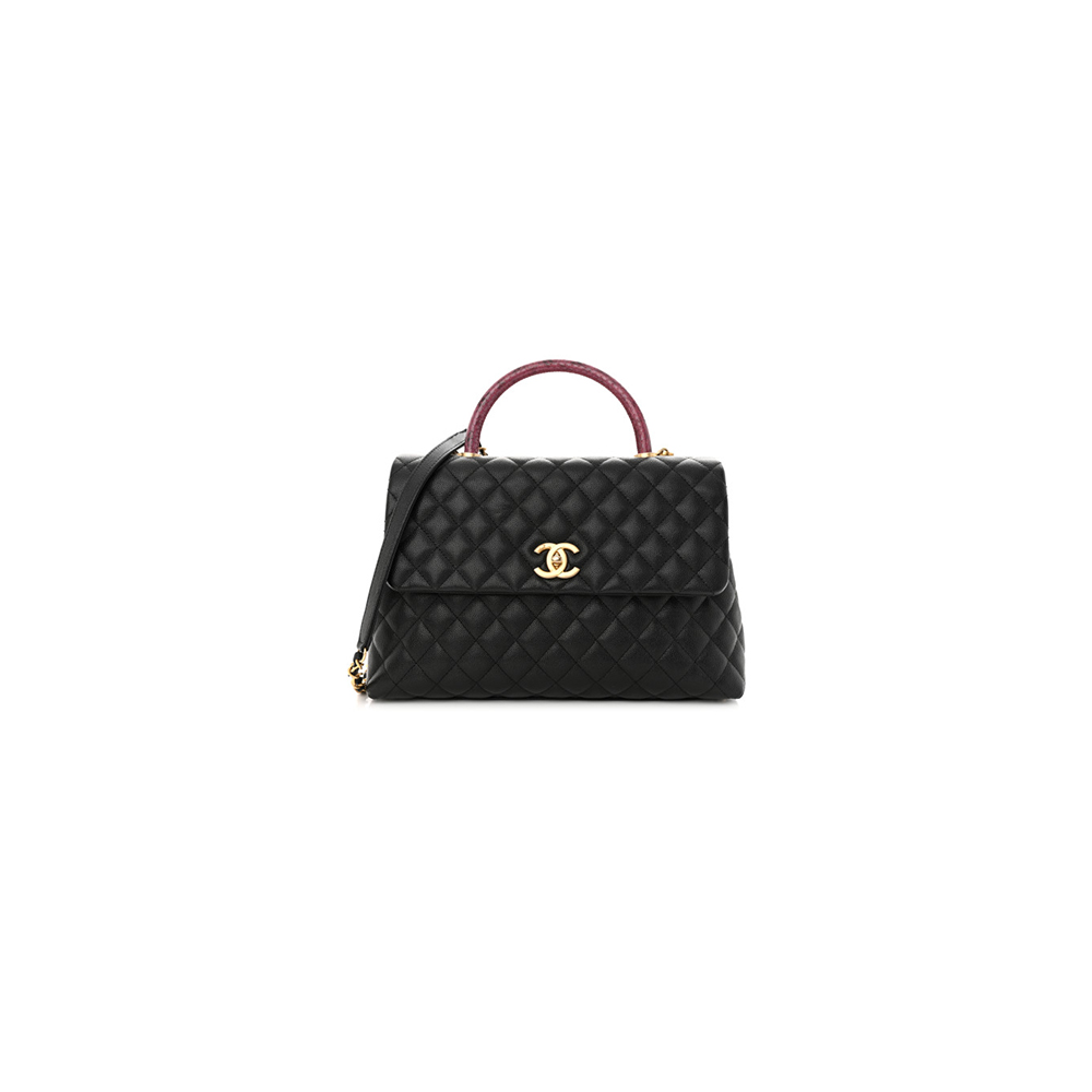 CHANEL LARGE FLAP BAG WITH TOP HANDLE(high-end grade)