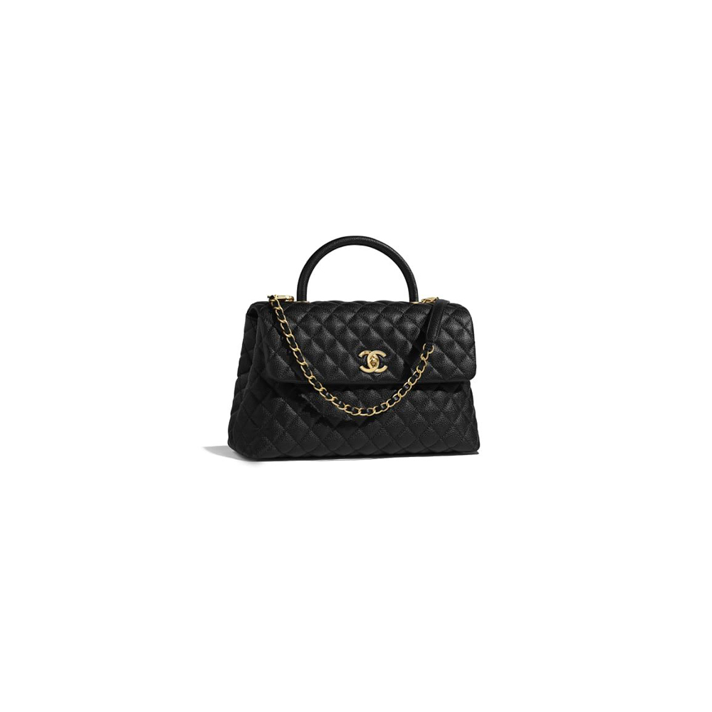 CHANEL LARGE FLAP BAG WITH TOP HANDLE(high-end grade)