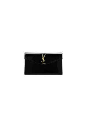 YSL UPTOWN POUCH IN PATENT LEATHER(HIGH-END GRADE)
