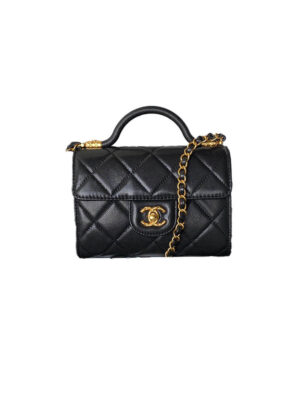Small FLAP BAG WITH TOP HANDLE