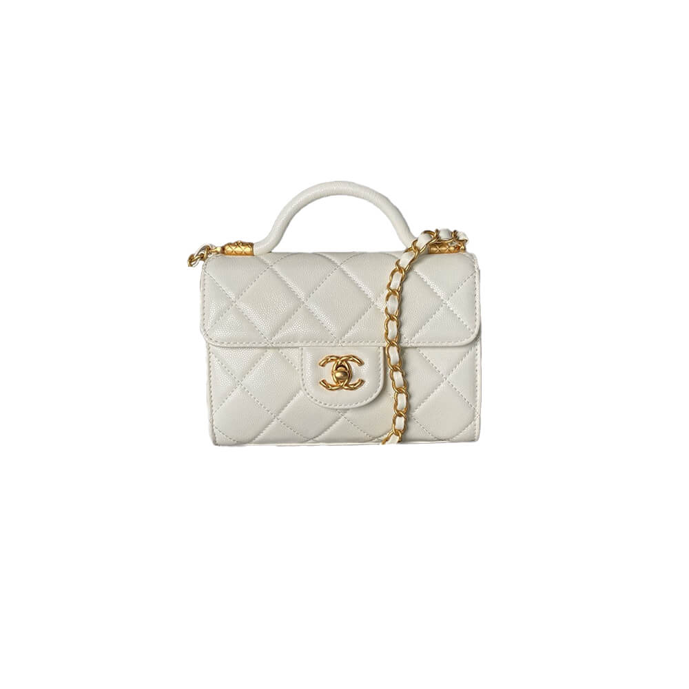Small FLAP BAG WITH TOP HANDLE