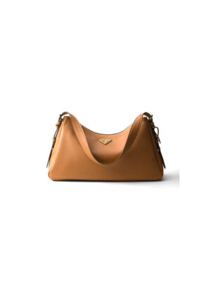 Prada Aimee large leather shoulder bag