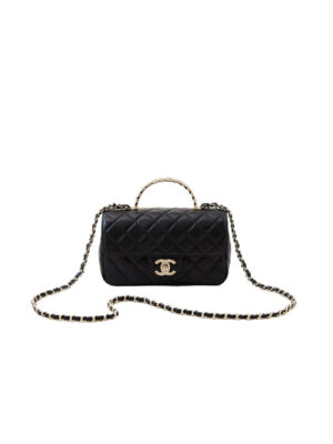 CHANEL Mini Flap Bag with Top Handle