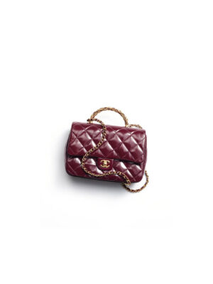 CHANEL Flap Bag with Top Handle