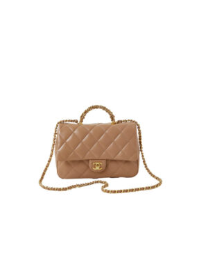 CHANEL Flap Bag with Top Handle