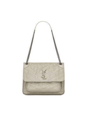 SAINT LAURENT NIKI MEDIUM IN CRINKLED VINTAGE LEATHER