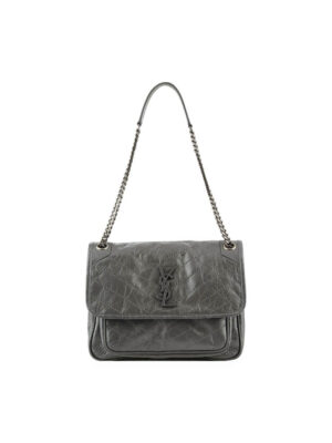 SAINT LAURENT NIKI MEDIUM IN CRINKLED VINTAGE LEATHER