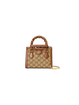 Gucci Diana crystal mini tote bag(high-end grade)