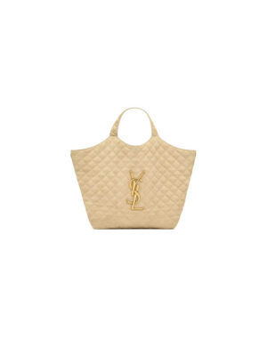 YSL ICARE maxi shopping bag in quilted nubuck suede(HIGH-END GRADE)