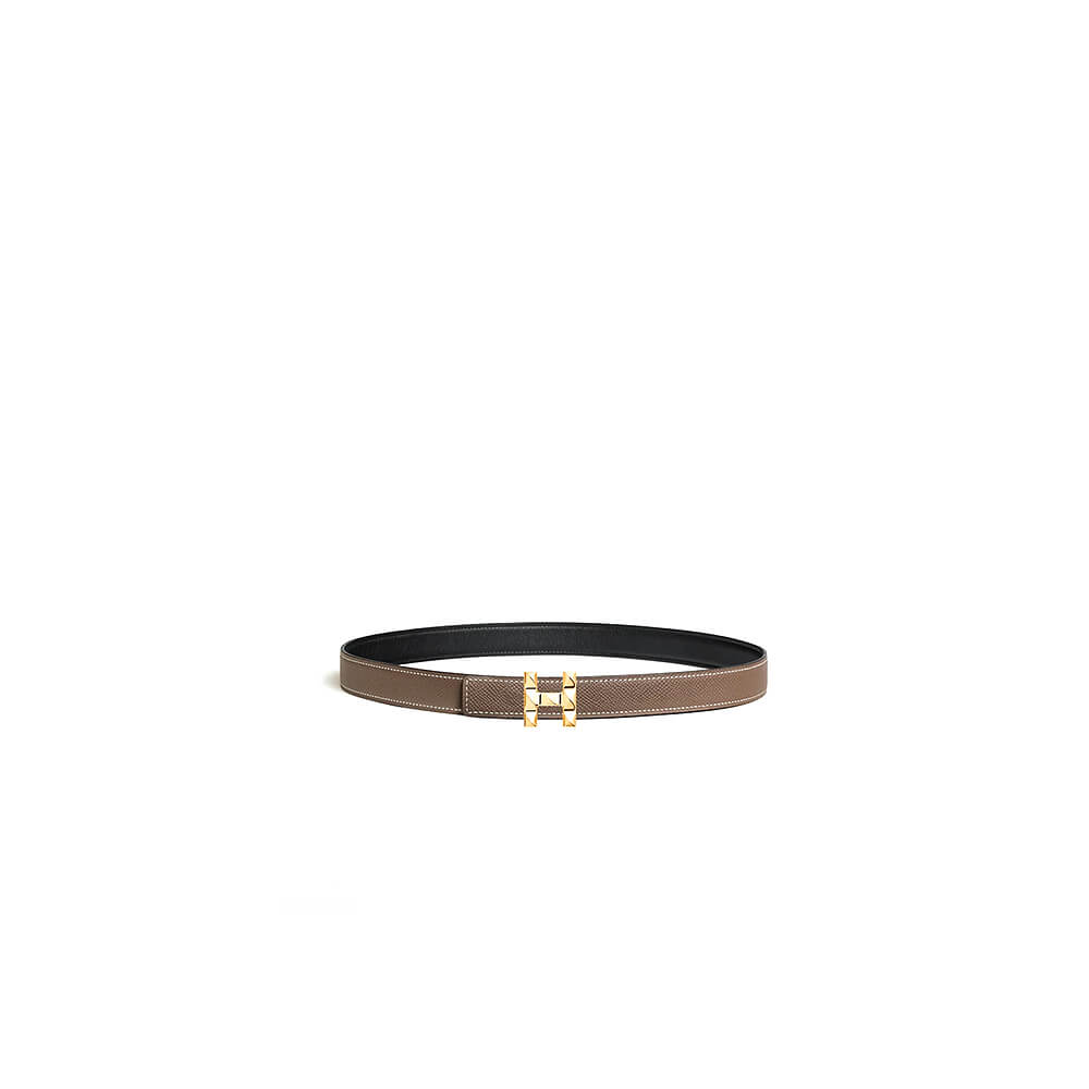 H Infini belt buckle & Reversible leather strap 24 mm