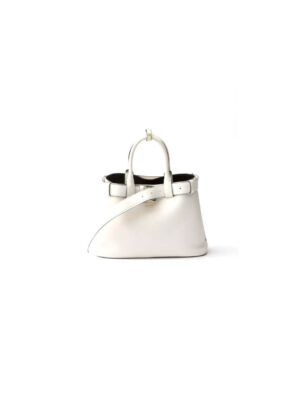 Prada Buckle small leather handbag with belt(high-end grade)
