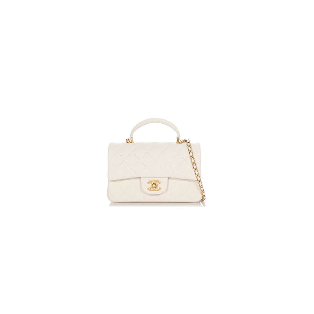 CHANEL Mini Classic Handbag With Top Handle