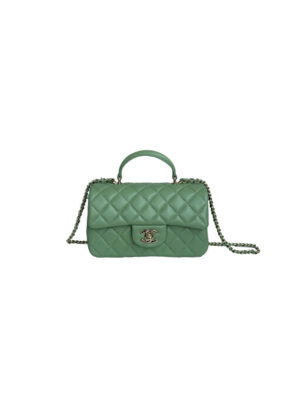 CHANEL Mini Classic Handbag With Top Handle