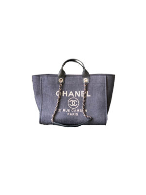 CHANEL LARGE DEAUVILLE TOTE(HIGH-END GRADE)