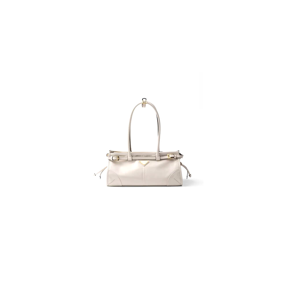 Prada Medium leather handbag(high-end grade)