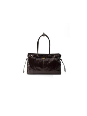 Prada Large leather handbag(high-end grade)