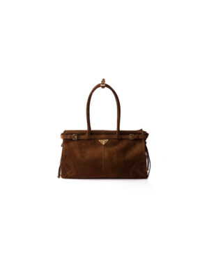 Prada Large leather handbag(high-end grade)