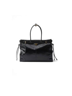 Prada Extra large leather handbag(high-end grade)