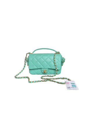 CHANEL Flap Bag with Top Handle(HIGH-END GRADE)