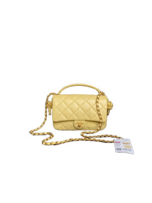 CHANEL Flap Bag with Top Handle(HIGH-END GRADE)