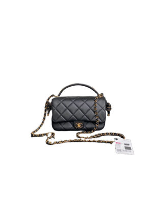 CHANEL Flap Bag with Top Handle(HIGH-END GRADE)