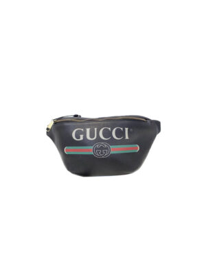 GG PRINT LEATHER BUMBAG