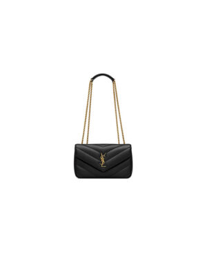 YSL LOULOU small in MATELASSE lambskin