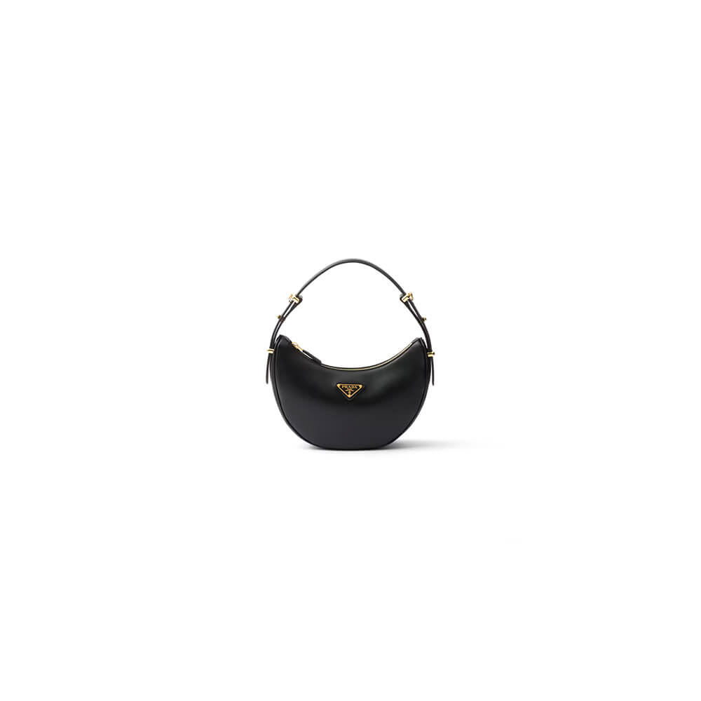 Prada ArquÃ© small leather shoulder bag(HIGH-END GRADE)