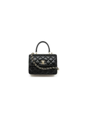 CHANEL Mini Flap Bag with Top Handle(HIGH-END GRADE)