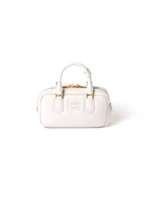 MIUMIU Large Arcadie Leather Bag(HIGH-END GRADE)