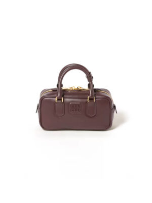 MIUMIU Large Arcadie Leather Bag(HIGH-END GRADE)