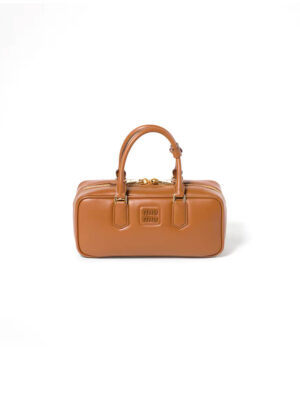 MIUMIU Large Arcadie Leather Bag(HIGH-END GRADE)