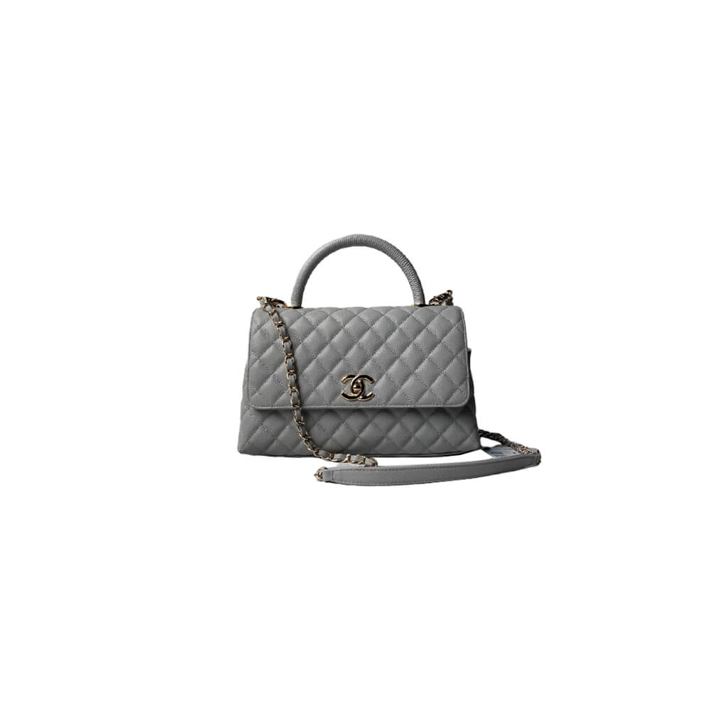 CHANEL Large Flap Bag With Top Handle(high-end grade)