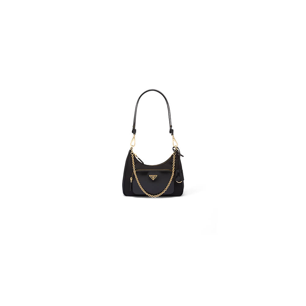 Prada Re-nylon And Brushed Leather Mini bag