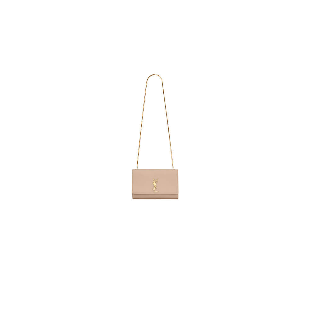 YSL kate medium in grain de poudre embossed leather