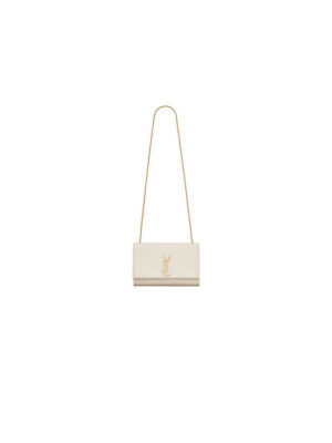 YSL kate medium in grain de poudre embossed leather