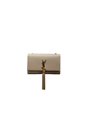 YSL kate medium tassel in grain de poudre embossed leather
