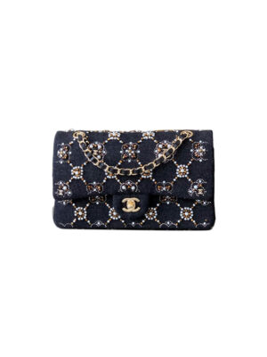 CHANEL Pearl Classic Double Flap Handbag(HIGH-END GRADE)