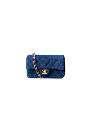 CHANEL SUEDE MINI FLAP BAG(HIGH-END GRADE)