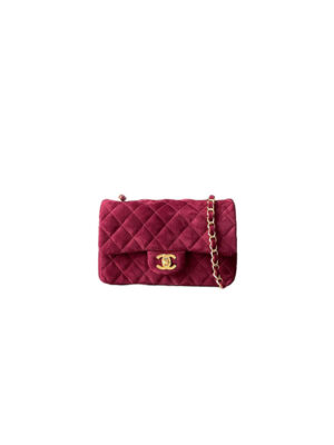 CHANEL SUEDE MINI FLAP BAG(HIGH-END GRADE)
