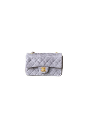 CHANEL SUEDE MINI FLAP BAG(HIGH-END GRADE)