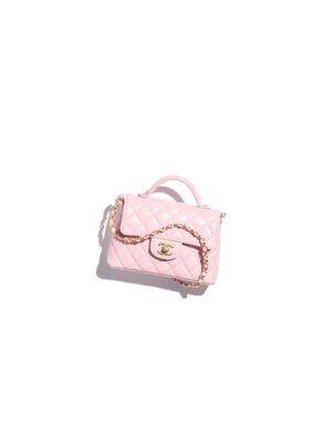 CHANEL Small Flap Bag with Top Handle(HIGH-END GRADE)