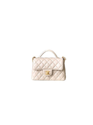 CHANEL Small Flap Bag with Top Handle(HIGH-END GRADE)