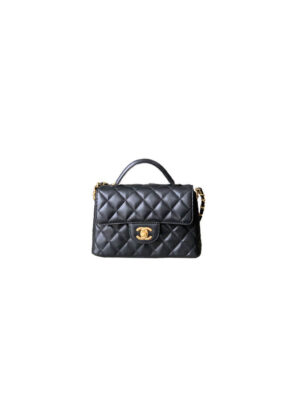 CHANEL Small Flap Bag with Top Handle(HIGH-END GRADE)
