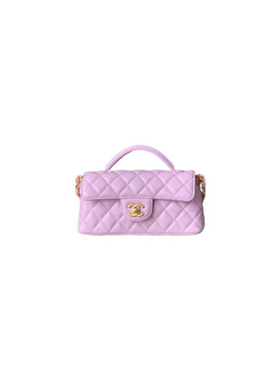 CHANEL Mini Flap Bag with Top Handle(HIGH-END GRADE)