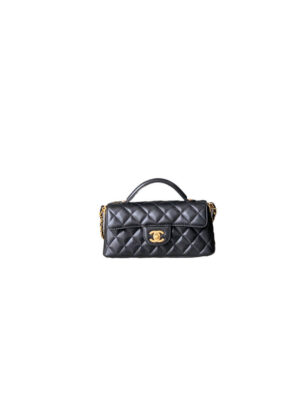 CHANEL Mini Flap Bag with Top Handle(HIGH-END GRADE)