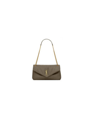 YSL calypso medium in grained lambskin