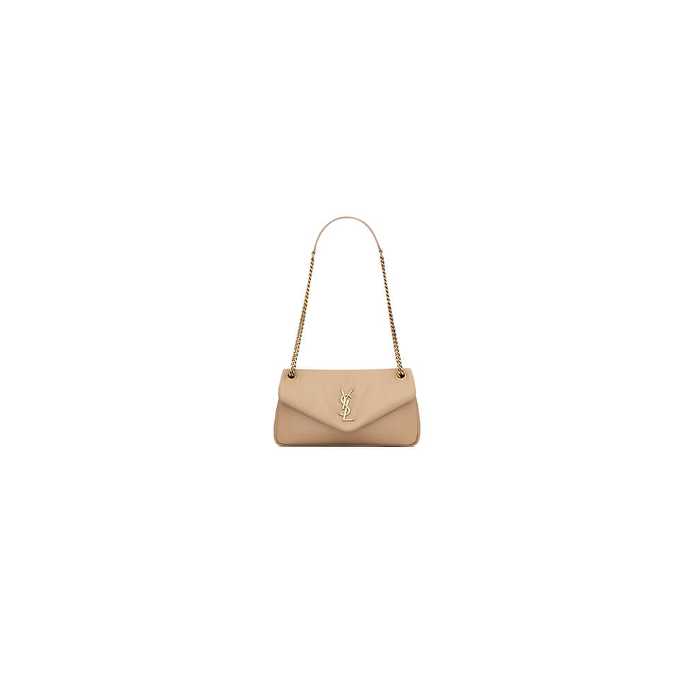 YSL calypso small in plunged lambskin