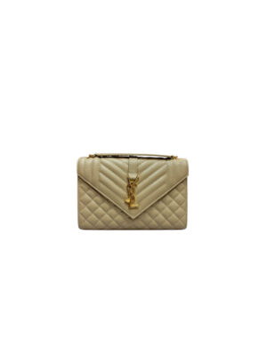 YSL envelope medium in grained leather