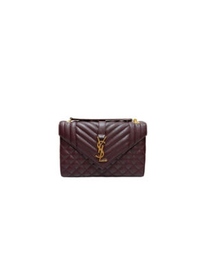 YSL envelope medium in grained leather